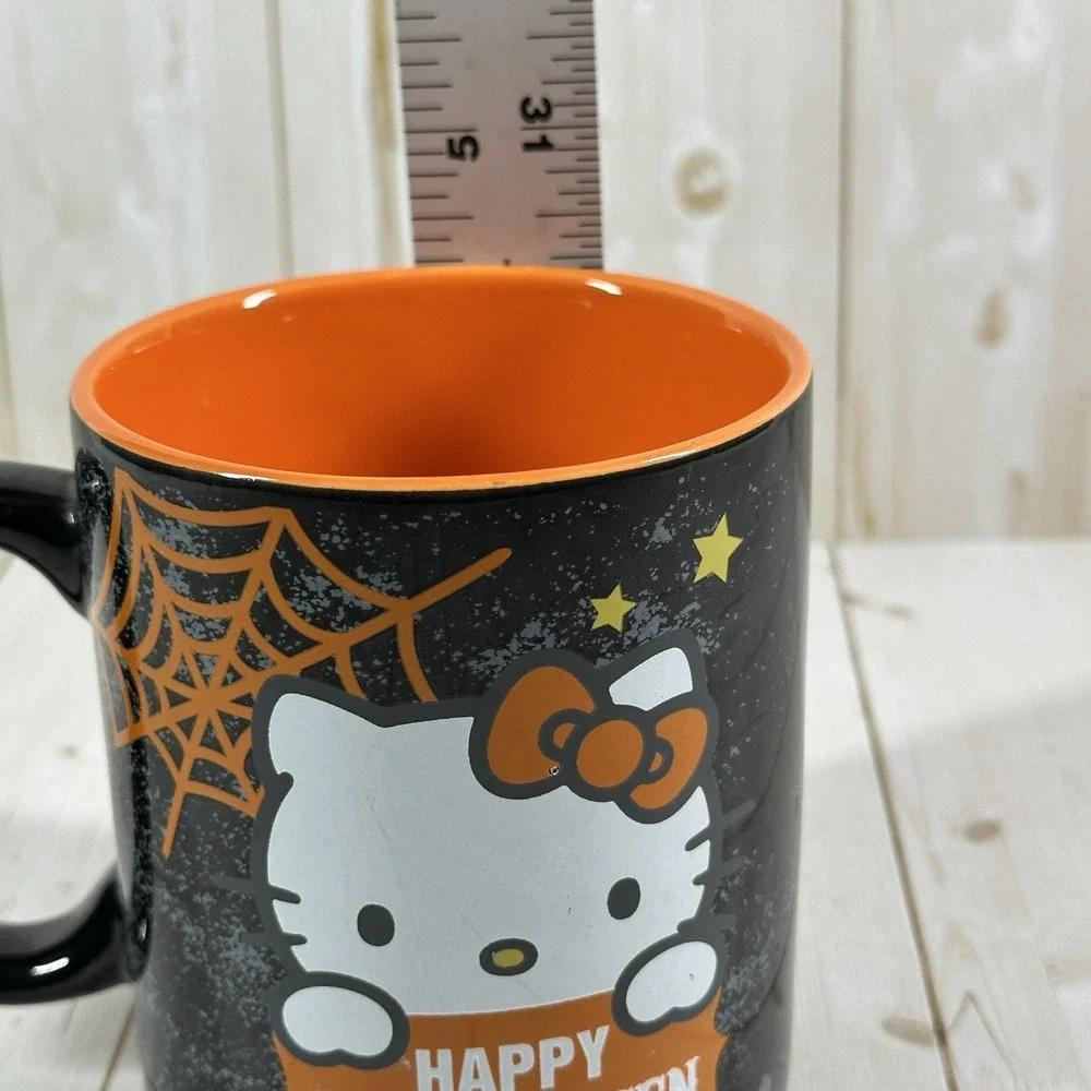 2023 HELLO KITTY By Sanrio **Happy Halloween** Bat Kitty Large Coffee Mug Black